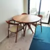 120 cm Ahşap Yuvarlak Masa