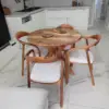 90 cm yuvarlak masa sandalye takımı