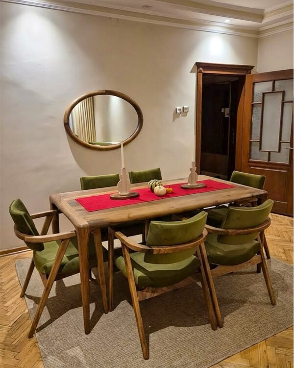 ahşap masa sandalye takımı