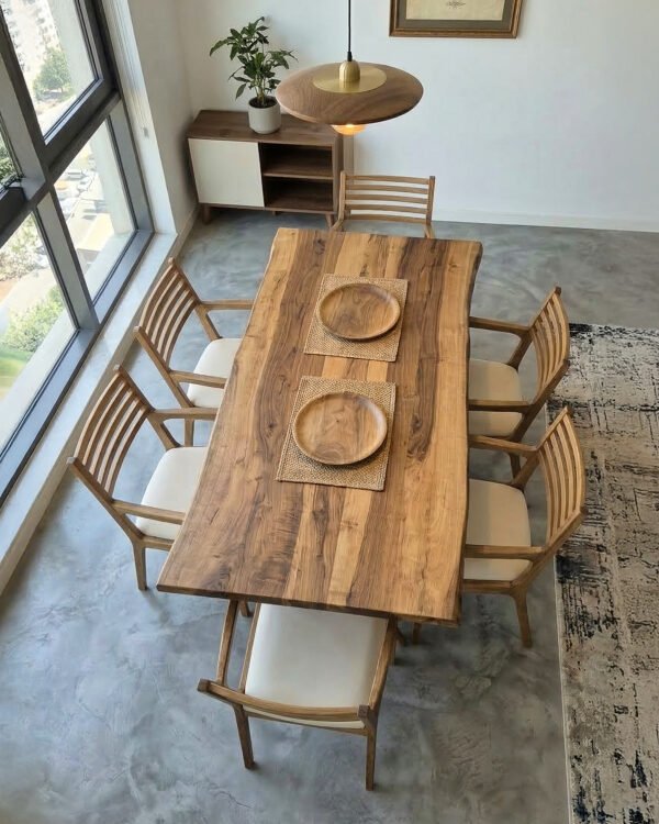 ceviz masa sandalye takımı