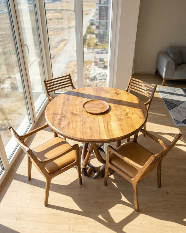 ceviz masa sandalye takımı