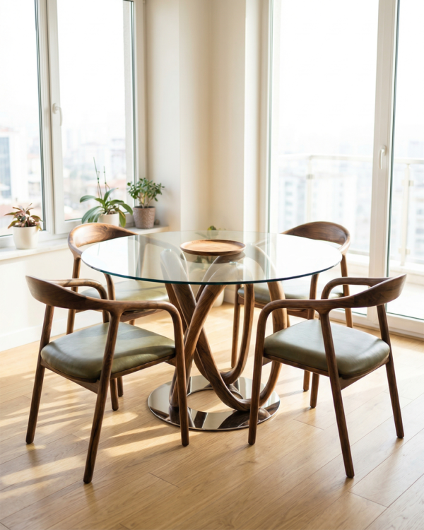 ceviz masa sandalye takımı