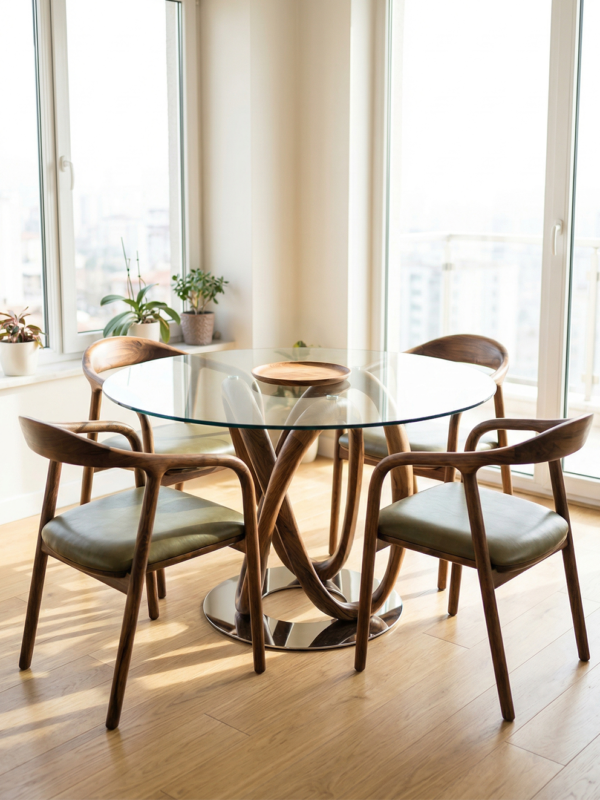 ceviz masa sandalye takımı